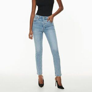 Denim Forum - Yoko High Rise Slim - Size 28 - Medium Wash